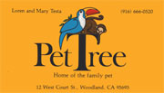Pet Tree business card