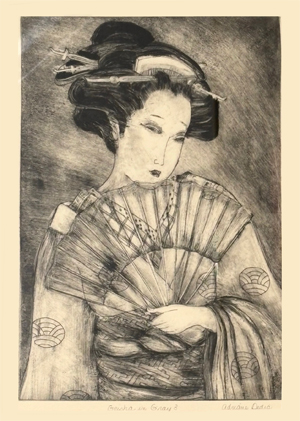 Geisha In Grey