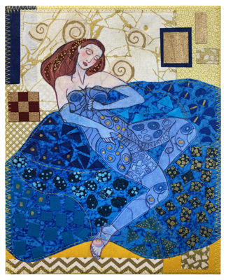 Klimt's Daydream In Indigo