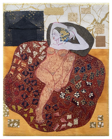 Klimt's Daydream In Indigo