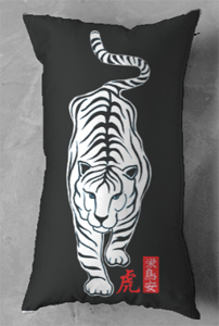 Black Tiger Pillow