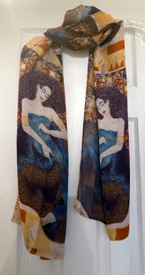 Covered In Klimt scarf