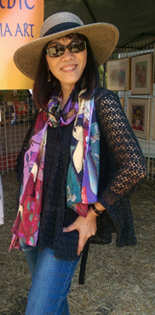 Geisha Bouquet scarf