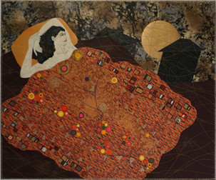 She Slept Under A Quilt of Klimt