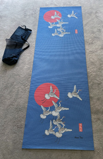 White Cranes Yoga Mat