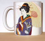 geisha tea coffee mug